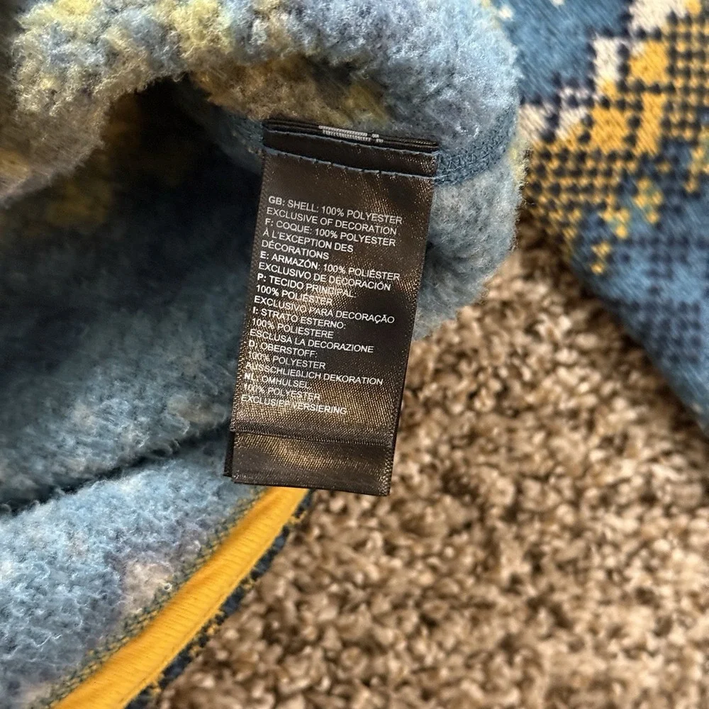 The North Face Fair Isle‎ Fleece Quarter Zip Men's M Nordic Gorpcore Pullover